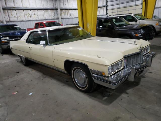 6D47R3Q199140 - 1973 CADILLAC DEVILLE CREAM photo 4