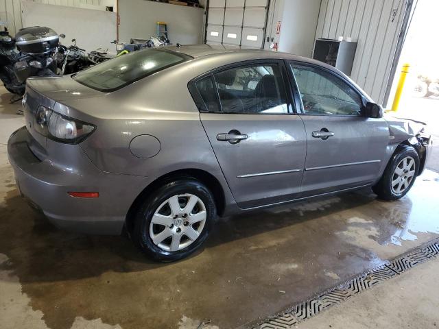 JM1BK32G681862756 - 2008 MAZDA 3 I GRAY photo 3