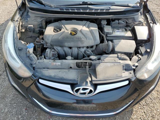 5NPDH4AE0EH466775 - 2014 HYUNDAI ELANTRA SE BLACK photo 11