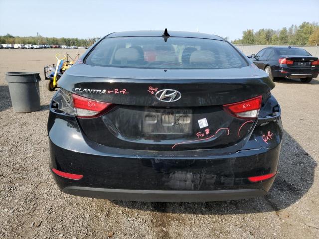 5NPDH4AE0EH466775 - 2014 HYUNDAI ELANTRA SE BLACK photo 6