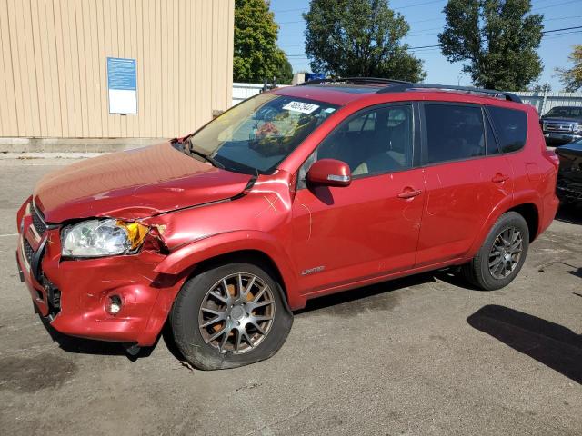 2T3DK4DV2AW017193 - 2010 TOYOTA RAV4 LIMITED RED photo 1