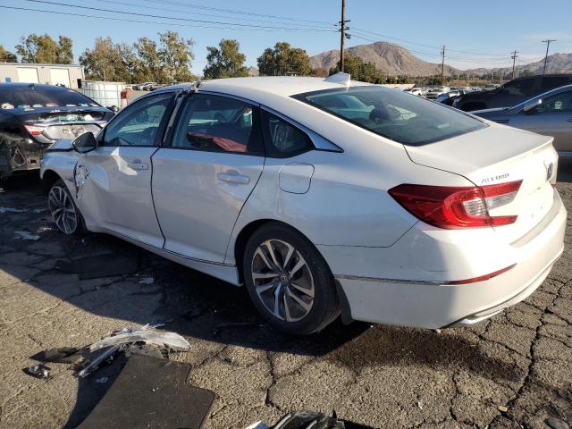 1HGCV3F43MA008413 - 2021 HONDA ACCORD HYBRID EX WHITE photo 2