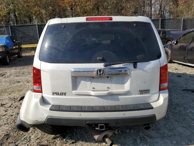 5FNYF4H95BB099222 - 2011 HONDA PILOT TOURING WHITE photo 6