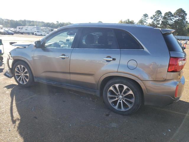 5XYKW4A76EG434239 - 2014 KIA SORENTO SX GRAY photo 2