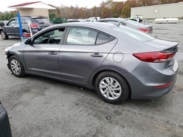 5NPD74LF2JH388826 - 2018 HYUNDAI ELANTRA SE GRAY photo 2