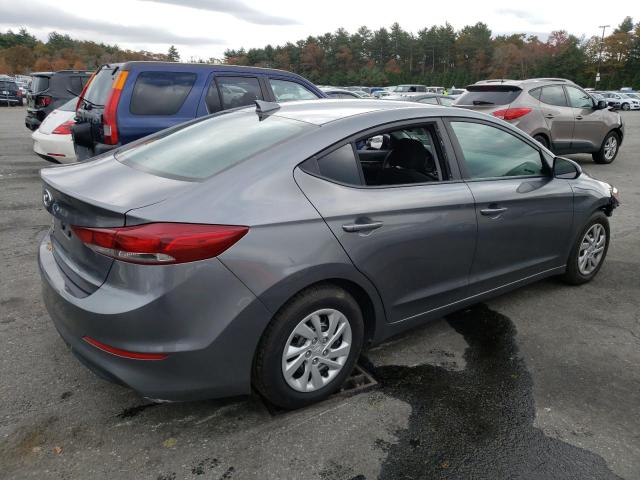 5NPD74LF2JH388826 - 2018 HYUNDAI ELANTRA SE GRAY photo 3