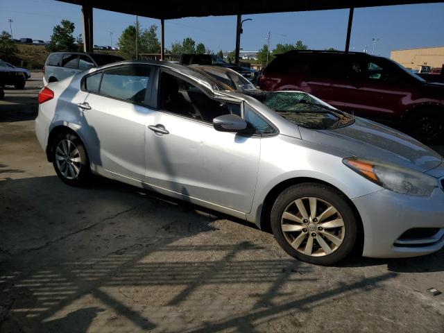 KNAFX4A67E5184800 - 2014 KIA FORTE LX SILVER photo 4