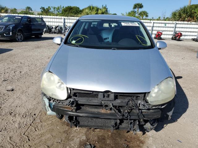 WVWBA71K69W016650 - 2009 VOLKSWAGEN RABBIT SILVER photo 5