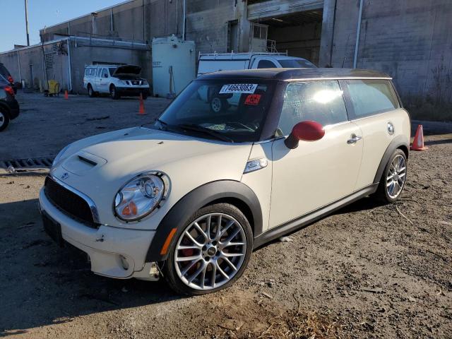 WMWMM93539TL04031 - 2009 MINI COOPER CLUBMAN JCW WHITE photo 1