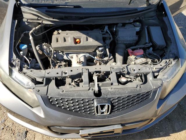 2HGFG3B53CH500414 - 2012 HONDA CIVIC LX GRAY photo 11