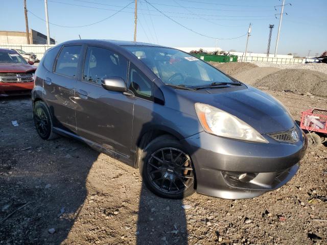 JHMGE8H55BC024910 - 2011 HONDA FIT SPORT GRAY photo 4