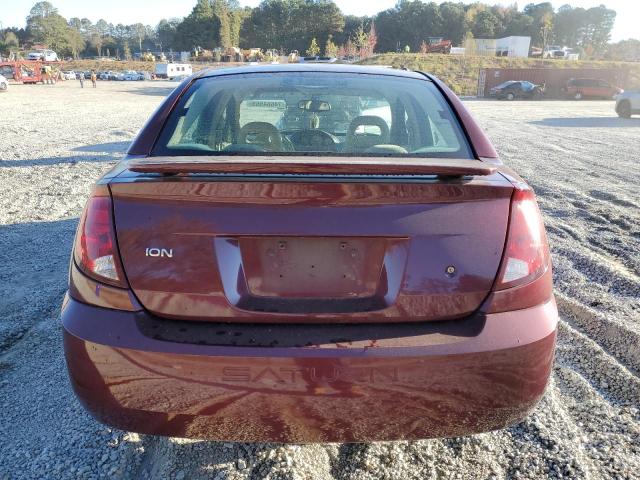 1G8AL52F03Z162439 - 2003 SATURN ION LEVEL 3 BURGUNDY photo 6