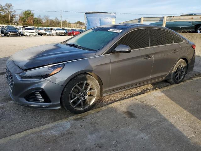 5NPE34AB9KH794202 - 2019 HYUNDAI SONATA LIMITED TURBO GRAY photo 1