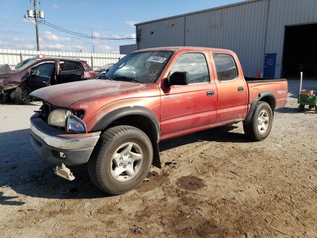 5TEGM92N51Z843581 - 2001 TOYOTA TACOMA DOUBLE CAB PRERUNNER RED photo 1