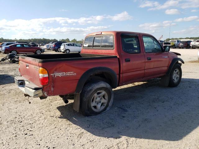 5TEGM92N51Z843581 - 2001 TOYOTA TACOMA DOUBLE CAB PRERUNNER RED photo 3