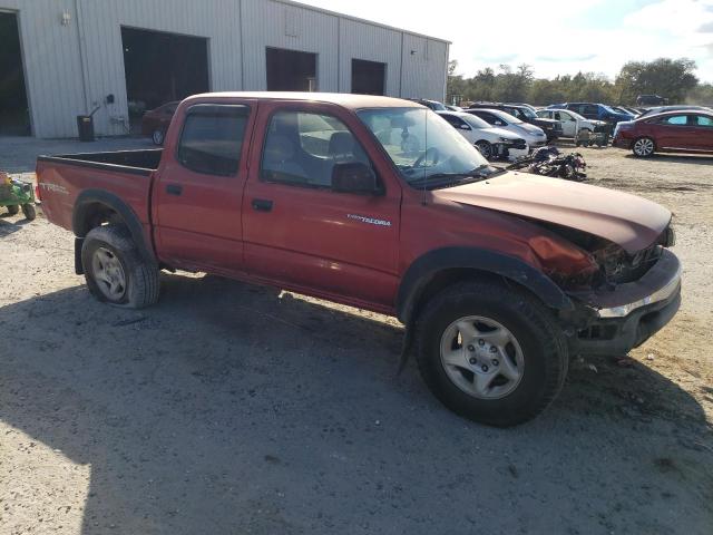 5TEGM92N51Z843581 - 2001 TOYOTA TACOMA DOUBLE CAB PRERUNNER RED photo 4