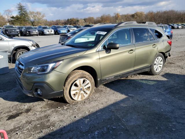 4S4BSACC6J3357452 - 2018 SUBARU OUTBACK 2.5I PREMIUM GREEN photo 1