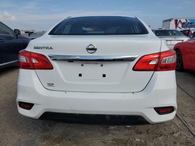 3N1AB7AP1KY318336 - 2019 NISSAN SENTRA S WHITE photo 6