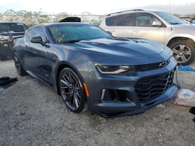 1G1FK1R69P0142786 - 2023 CHEVROLET CAMARO ZL1 GRAY photo 4