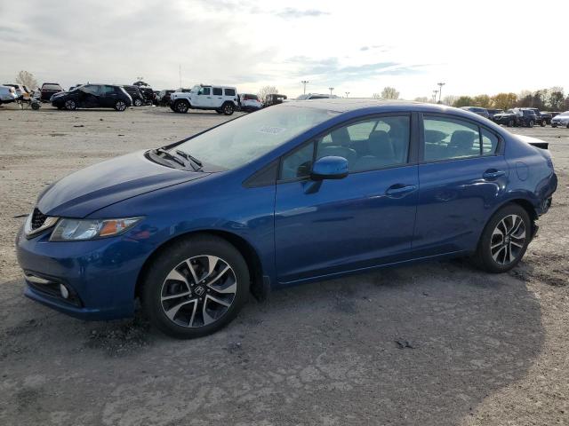 19XFB2F95DE053120 - 2013 HONDA CIVIC EXL ლურჯი ფოტო 1