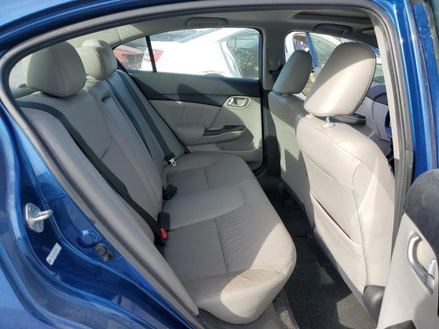 19XFB2F95DE053120 - 2013 HONDA CIVIC EXL ლურჯი ფოტო 10