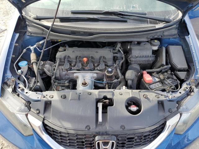 19XFB2F95DE053120 - 2013 HONDA CIVIC EXL ლურჯი ფოტო 11