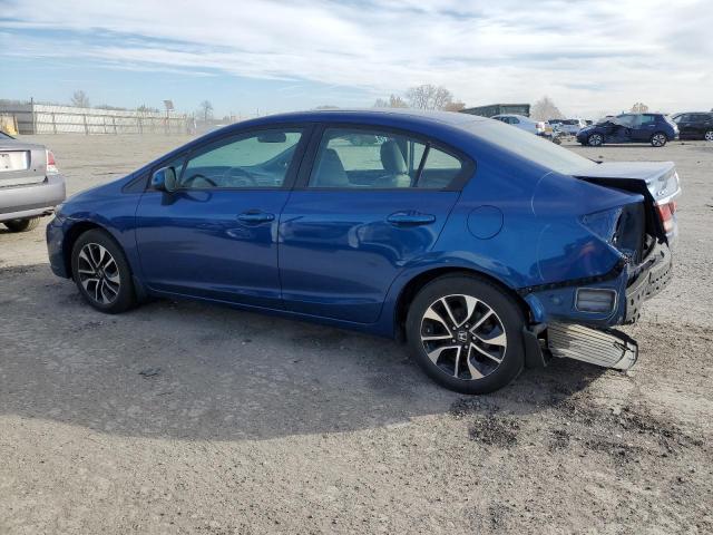 19XFB2F95DE053120 - 2013 HONDA CIVIC EXL BLUE photo 2