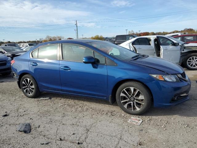 19XFB2F95DE053120 - 2013 HONDA CIVIC EXL BLUE photo 4