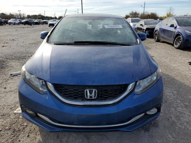 19XFB2F95DE053120 - 2013 HONDA CIVIC EXL ლურჯი ფოტო 5