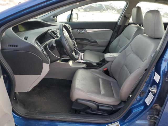 19XFB2F95DE053120 - 2013 HONDA CIVIC EXL ლურჯი ფოტო 7