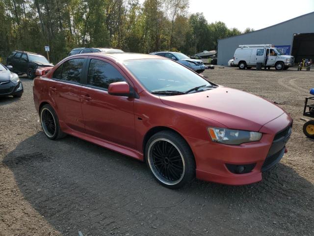 JA32U2FU9AU608899 - 2010 MITSUBISHI LANCER ES/ES SPORT RED photo 4