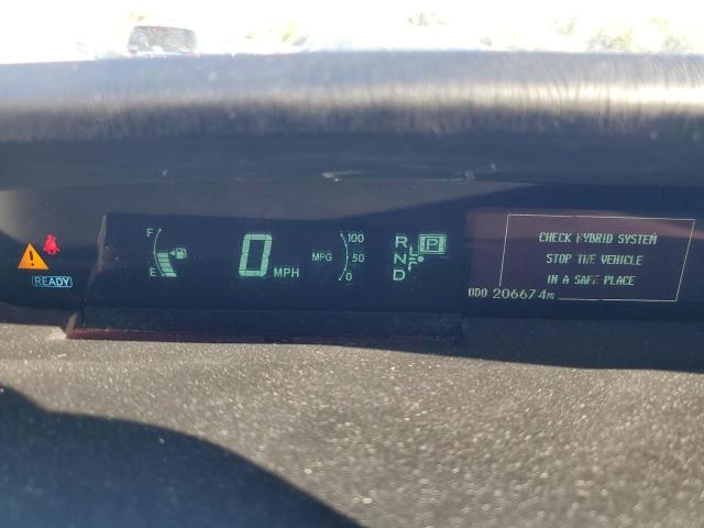 JTDKN3DU8C5424283 - 2012 TOYOTA PRIUS Сұр фото 9