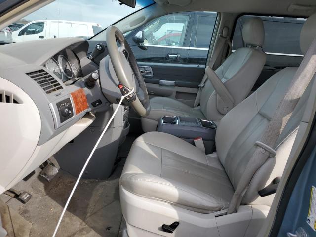 2A8HR54P38R740360 - 2008 CHRYSLER TOWN & COU TOURING ლურჯი ფოტო 7