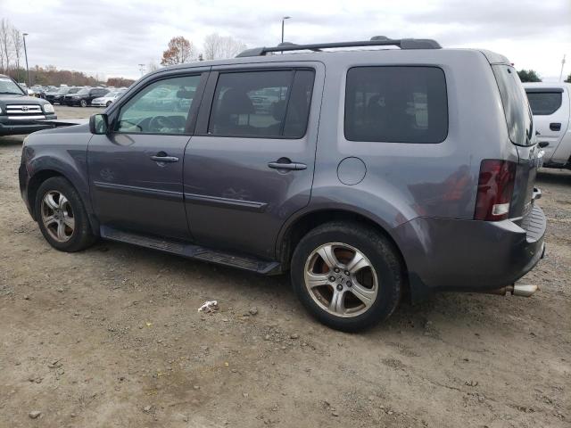 5FNYF4H53EB026044 - 2014 HONDA PILOT EXL GRAY photo 2