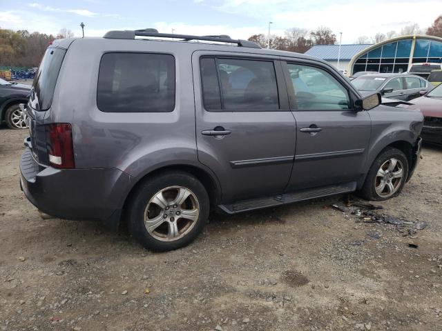 5FNYF4H53EB026044 - 2014 HONDA PILOT EXL GRAY photo 3