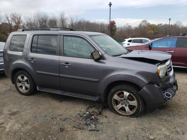 5FNYF4H53EB026044 - 2014 HONDA PILOT EXL GRAY photo 4