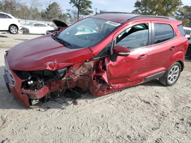 MAJ3P1TE9JC189582 - 2018 FORD ECOSPORT SE RED photo 1