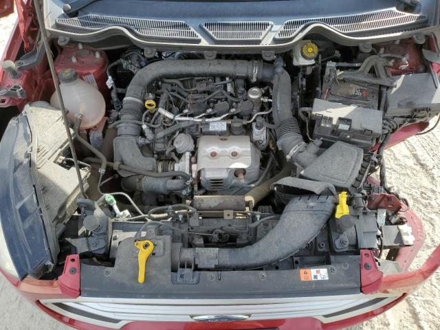 MAJ3P1TE9JC189582 - 2018 FORD ECOSPORT SE RED photo 11