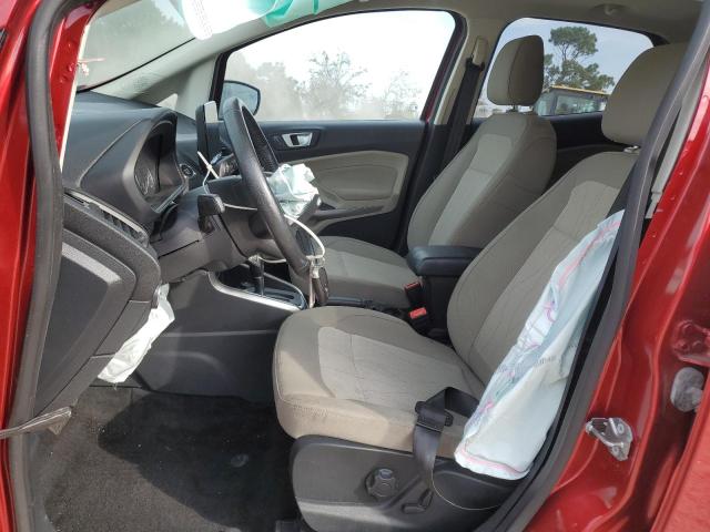 MAJ3P1TE9JC189582 - 2018 FORD ECOSPORT SE RED photo 7