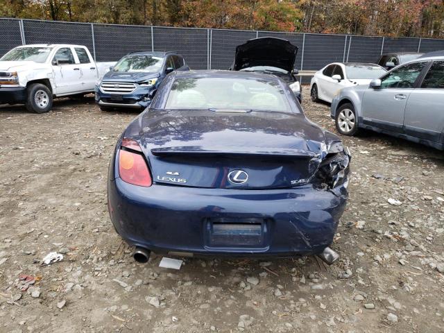 JTHFN48Y220008664 - 2002 LEXUS SC 430 BLUE photo 6