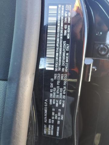 ZASFAKNN5J7C22475 - 2018 ALFA ROMEO STELVIO TI SPORT BLACK photo 12