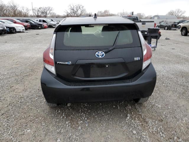 JTDKDTB33G1118716 - 2016 TOYOTA PRIUS C BLACK photo 6