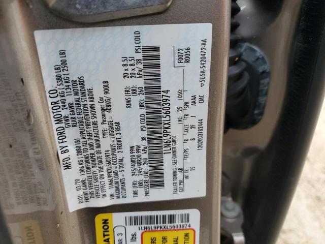 1LN6L9PKXL5603974 - 2020 LINCOLN CONTINENTA TAN photo 14