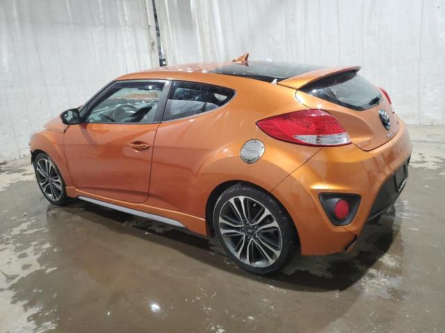 KMHTC6AEXGU304243 - 2016 HYUNDAI VELOSTER TURBO ORANGE photo 2