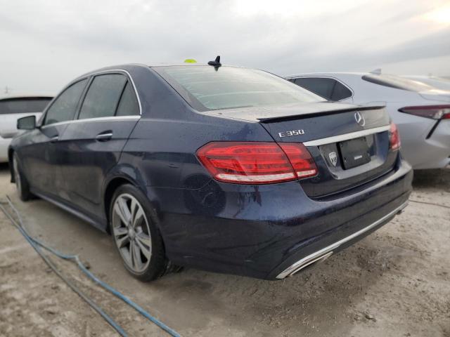 WDDHF5KBXGB248774 - 2016 MERCEDES-BENZ E 350 BLUE photo 2