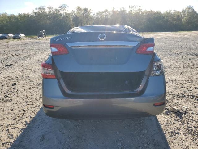 3N1AB7AP0FY250052 - 2015 NISSAN SENTRA S GRAY photo 6