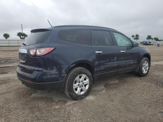 1GNKRFED6FJ113457 - 2015 CHEVROLET TRAVERSE LS BLUE photo 3