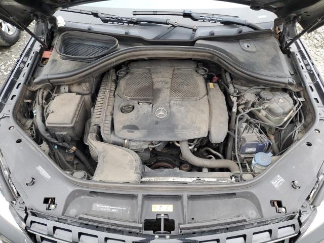 4JGDA5HBXEA332283 - 2014 MERCEDES-BENZ ML 350 4MATIC BLACK photo 11