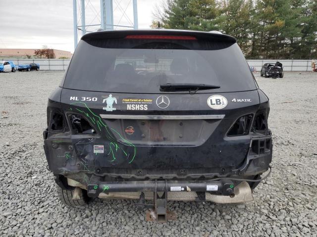 4JGDA5HBXEA332283 - 2014 MERCEDES-BENZ ML 350 4MATIC BLACK photo 6