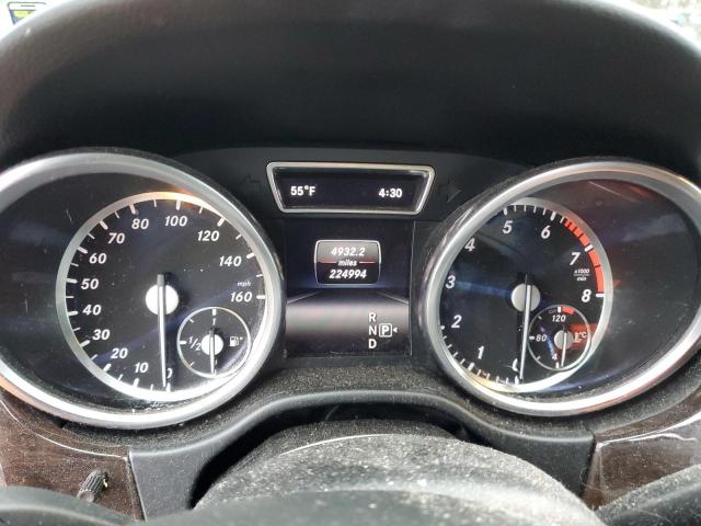 4JGDA5HBXEA332283 - 2014 MERCEDES-BENZ ML 350 4MATIC BLACK photo 9